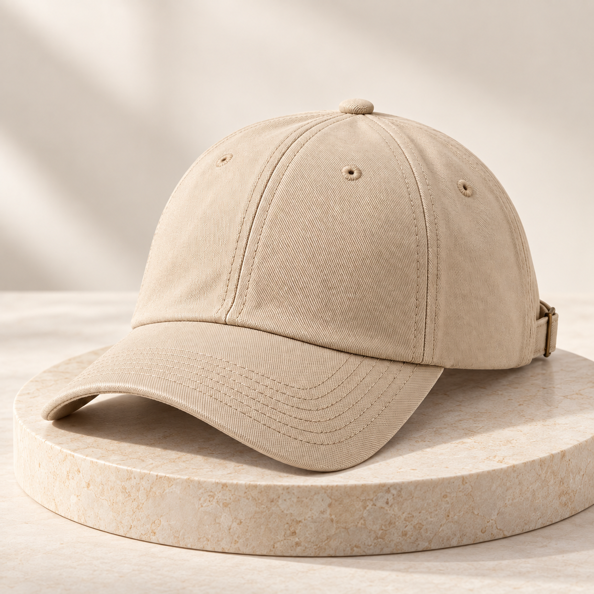 Velunorar Classic Cotton Baseball Cap – Adjustable Everyday Casual Hat for Spring & Summer