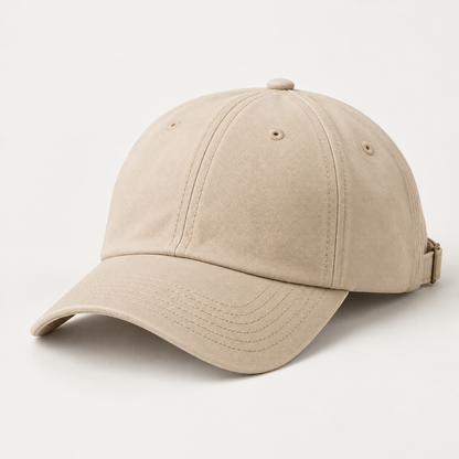 Velunorar Classic Cotton Baseball Cap – Adjustable Everyday Casual Hat for Spring & Summer