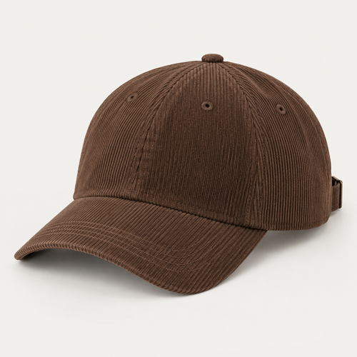 Velunorar Corduroy Baseball Cap – Adjustable Casual Hat for Fall & Transitional Seasons