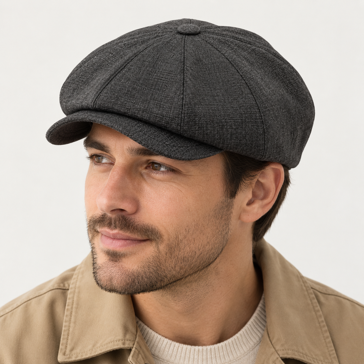 Velunorar Newsboy Cap – Textured Casual Hat for Fall & Transitional Seasons