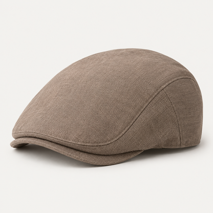 Velunorar Classic Flat Cap – Textured Casual Hat for Fall & Transitional Seasons