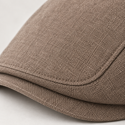 Velunorar Classic Flat Cap – Textured Casual Hat for Fall & Transitional Seasons