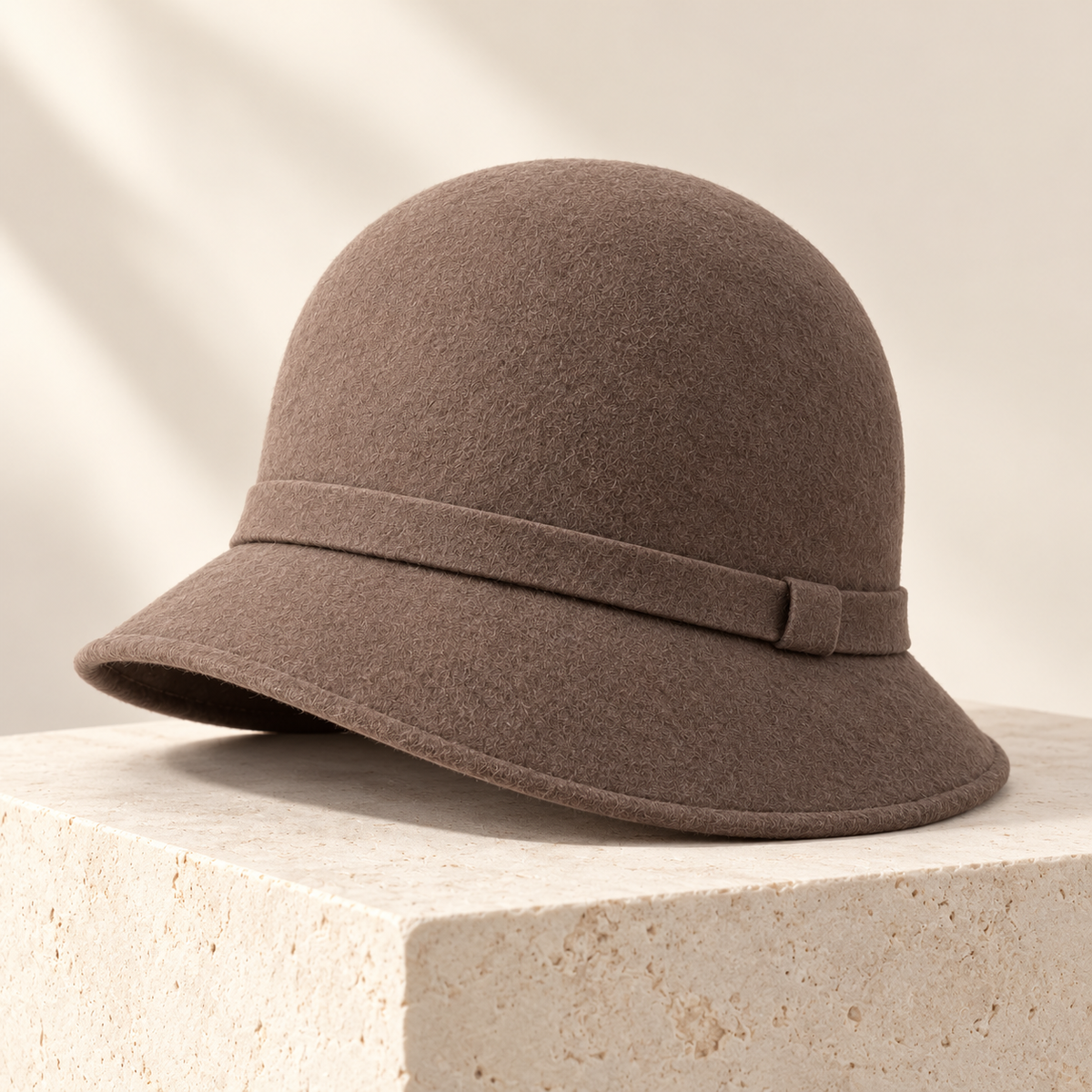 Velunorar Classic Cloche Hat – Textured Casual Hat for Fall & Transitional Seasons