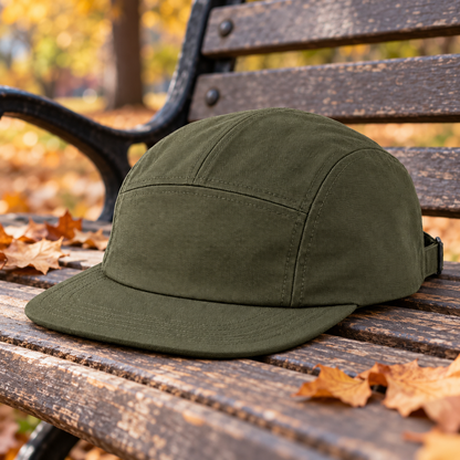 Velunorar Five Panel Camp Cap – Casual Hat for Fall & Transitional Seasons