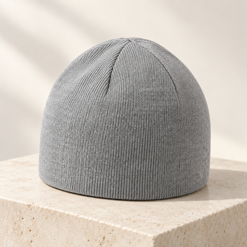 Velunorar Classic Knit Beanie – Textured Casual Hat for Fall & Transitional Seasons