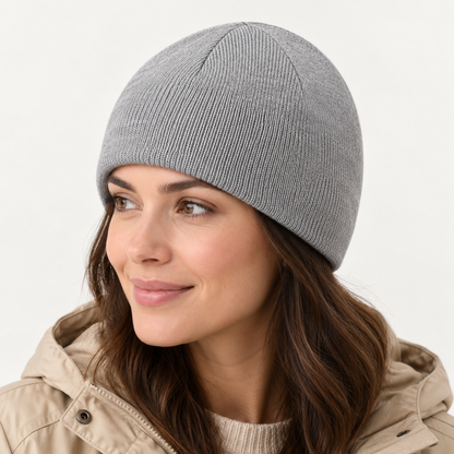 Velunorar Classic Knit Beanie – Textured Casual Hat for Fall & Transitional Seasons