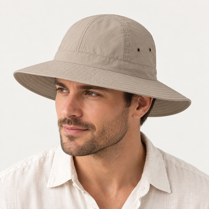Velunorar Wide Brim Outdoor Hat – Adjustable Casual Hat for Spring & Summer